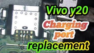 Vivo y20 charging problem solution/vivo y20 charging port replacement/charging error/slow