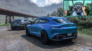 Aston Martin DBX & Lamborghini Urus - Forza Horizon 5 Realistic Driving | Logitech G29 Gameplay