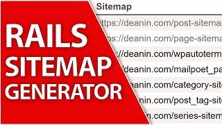 Sitemaps for SEO in Ruby on Rails 7