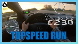 2005 Mercedes-Benz C230 W203 (204HP) | TOP SPEED DRIVE | German Autobahn | CarPerformance Media