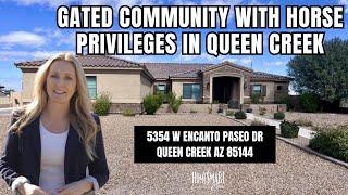 Pool, Acre Lot, Luxurious Backyard, Gated Community, Horses OK, Queen Creek, AZ