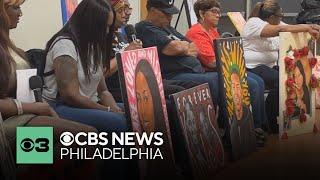 Peace in Philly art show honors those lost to gun violence, helps loved ones start to heal