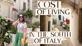  COST OF LIVING IN THE SOUTH OF ITALY 