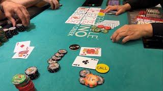 300 Big Blind ALL IN pot and I have my opponent CRUSHED!! Poker Vlog 263