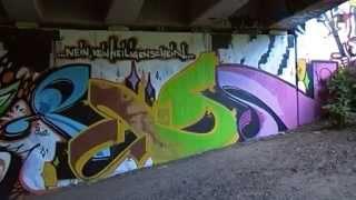 Göttingen/Otto-Frey-Brücke/Graffiti/part.5