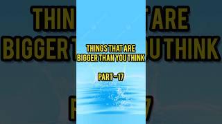 Things That Are Bigger Than You Think #viralshort #justvideo