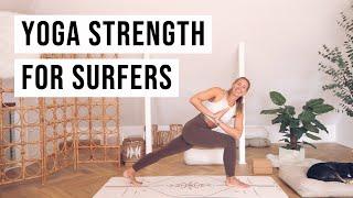 STRENGTH FOR SURFERS | 26-Minute Yoga Flow | CAT MEFFAN