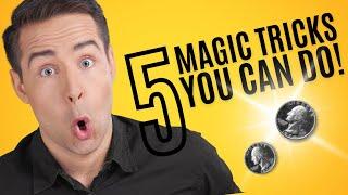 5 EASY MAGIC TRICKS - LOOK LIKE AN EXPERT MAGICIAN! #easymagictricks #easymagictricks