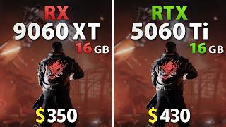 RX 9060 XT vs 5060 Ti - Test in 21 Games | 1440p