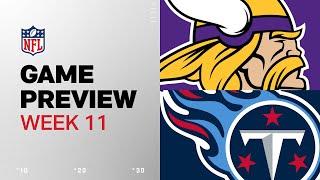 Minnesota Vikings vs. Tennessee Titans | 2024 Week 11 Game Preview