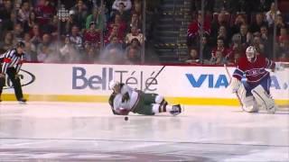 Funny NHL Moment: Setoguchi loses the puck and falls during shootout!