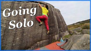 Bouldering at Burbage South