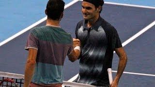 Roger Federer vs Grigor Dimitrov ATP Basel 2013 Highlights