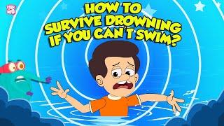 How to Survive Drowning if You Can't Swim? | Survival Tricks with Dr. Binocs | How to Tread Water?