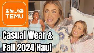 Temu Casual Wear Try On Haul  | Fall wear from Temu | Hotmess Momma Vlogs