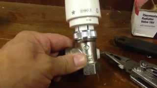 How to unstick a thermostatic radiator valve