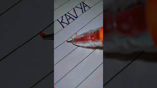 #Kavya name logo (Created by Yash g) #logo #art #calligraphy #drawing #name