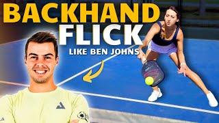 How to Hit the Backhand Flick in Under 5 Minutes!