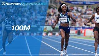 Elaine Thompson-Herah breaks 100m meeting record with 10.72 in Paris - Wanda Diamond League 2021