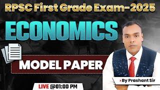 "Economics masterclass for RPSC Grade 1: Model paper part 3 Analysis"