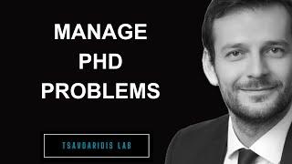 How to approach problems during your PhD studies - Be prepared  | E3