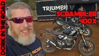 Triumph Scrambler 400X On and Off Road Test Ride and First Impressions (In Texas!)