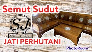 KURSI SEMUT SUDUT JATI PERHUTANI ~ JATI ALAS ~ JATI TPK. TOP MARKOTOP ‼️ #furniture #kursi