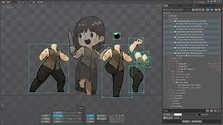 2D Animation Time-lapse | Loo Witch Part 7 | MiMU Studio | Spine