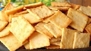 Crispy Sugar Free Crackers. Crackers Recipe.