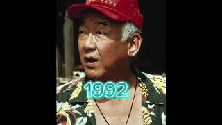 The evolution of Pat Morita (1950-2005) #mrmiyagi #cobrakai #patmorita #pat #evolution