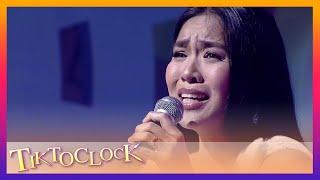 Aicelle Santos miraculously perform ‘Gawin Mo Akong Sining’ | TiktoClock