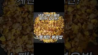 자취요리의 끝판왕 스팸계란 볶음밥