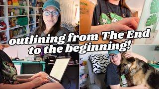 finishing my 7,000 word reverse outline! | #100KQ4 Challenge