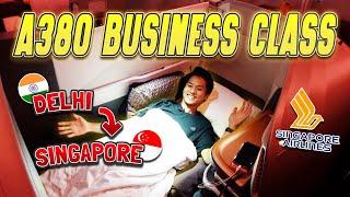 Bulkhead Seat SECURED 5 hours in BUSINESS CLASS with SQ⁉️ Flying from New Delhi to Singapore