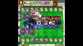  99 Catcail X 99 Gloom Shroom vs 999 Zomboni Zombies!  Ultimate PvZ #PlantsVsZombies #PvZHack