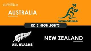 HIGHLIGHTS | AUSTRALIA v NEW ZEALAND | The Rugby Championship 2024