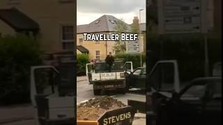 TRAVELLERS RAMMING & THROWING TOOLS AT EACHOTHER #gypsy #traveller #travellerbeef