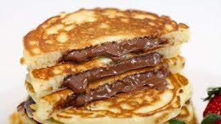 (EASY!!) NUTELLA-STUFFED PANCAKES RECIPE | HOW TO MAKE NUTELLA PANCAKES RECIPE | NUTELLA PANCAKES