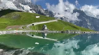 A wonderful trip to amazing mountain lakes in Switzerland 4K