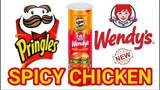 NEW! Pringles x Wendy's Spicy Chicken LIMITED EDITION June 2021