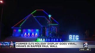 Former DJ's holiday display goes viral, draws in Rapper Paul Wall