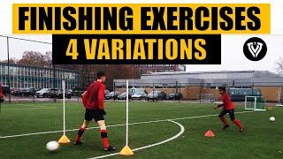 Finishing | 4 Variations | Football Training | Thomas Vlaminck