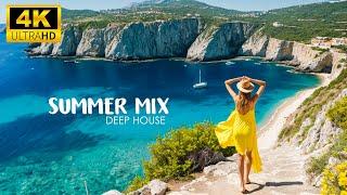 4K Corfu - Greece Summer Mix 2024  Best Of Tropical Deep House Music Chill Out Mix By Masew Deep