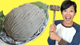 BEGGAR'S CHICKEN Recipe -- cooking a whole chicken in CLAY | How to Make Clay From Dirt