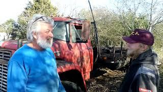 Rare 1600 International Steel Hauling Truck Rescued From The Bushes