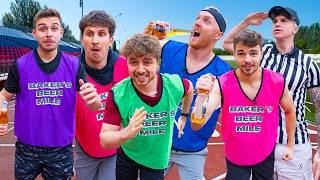 YOUTUBER BEER MILE RACE *BONUS FOOTAGE*