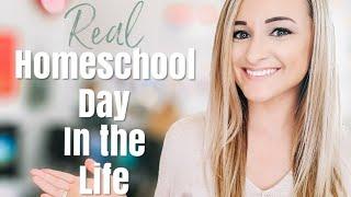 A REAL HOMESCHOOL DAY IN THE LIFE // HOMESCHOOLING 3 KIDS + A TODDLER // FIRST YEAR HOMESCHOOLING