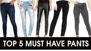 YOU NEED TO HAVE THESE | TOP 5 | MUST HAVE PANTS | SEEMA MAZHAR