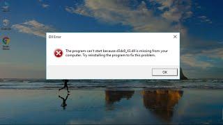 How to Fix d3dx9_43.dll Missing error Quickly Using DirectX End User Runtime Web Installer.