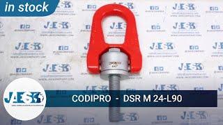 CODIPRO DSR M 24-L90 (IN STOCK) Padeye with threaded rod - Golfare di sollevamento - Cadenas